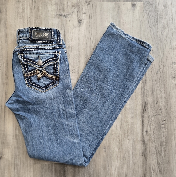Miss Me Denim Brand Iren Bootcut Jeans Sz 29 - Picture 10 of 12